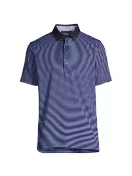 Полосатая рубашка-поло Quogue Greyson, цвет seahorse