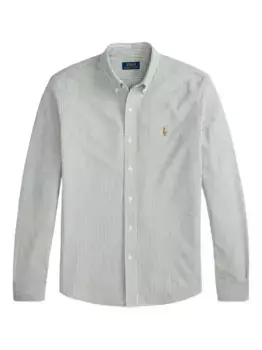 Полосатая рубашка POLO RALPH LAUREN, серый