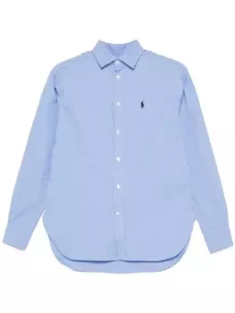 Полосатая рубашка Polo Ralph Lauren, синий