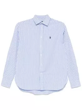 Полосатая рубашка Polo Ralph Lauren, синий