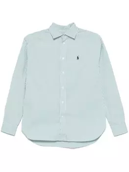 Полосатая рубашка Polo Ralph Lauren, зеленый