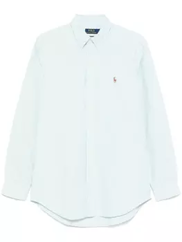 Полосатая рубашка Polo Ralph Lauren, зеленый