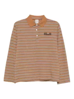 Полосатая рубашка-поло с длинными рукавами Jeanne Baum Und Pferdgarten, коричневый