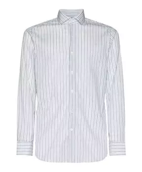 Полосатая рубашка с длинными рукавами D4.0, мультиколор