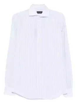 Полосатая рубашка с длинными рукавами Dell'oglio, синий