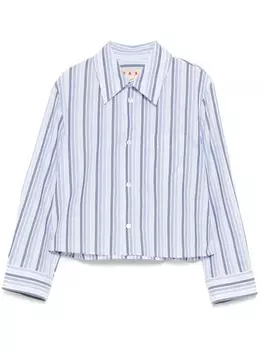 Полосатая рубашка с длинными рукавами Marni, синий
