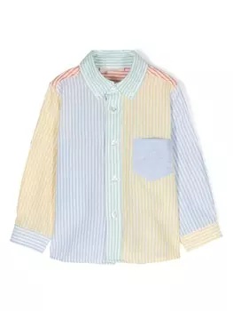 Полосатая рубашка с длинными рукавами Patachou, синий