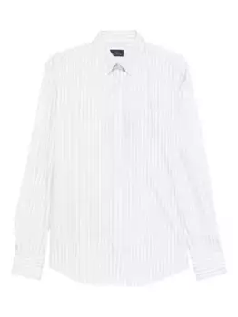 Полосатая рубашка с длинными рукавами Paul & Shark, нейтральный