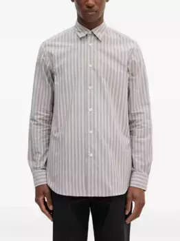 Полосатая рубашка с длинными рукавами Paul Smith, серый
