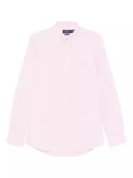 Полосатая рубашка с длинными рукавами POLO RALPH LAUREN, розовый