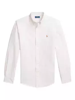 Полосатая рубашка с длинными рукавами POLO RALPH LAUREN, белый