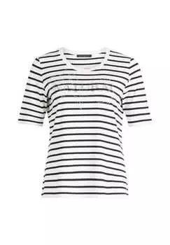 Полосатая рубашка с драгоценными камнями Betty Barclay, мультиколор