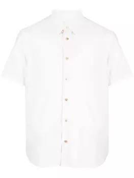 Полосатая рубашка с короткими рукавами Paul Smith, белый