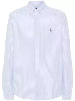 Полосатая рубашка с логотипом Polo Pony POLO RALPH LAUREN, синий