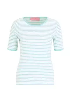 Полосатая рубашка с ребристой структурой BETTY BARCLAY, цвет Mint Cream