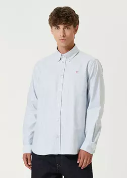 Полосатая рубашка с рисунком Les Deux, белый