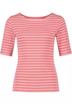 Полосатая рубашка с рукавами 3/4 Zero, розовый