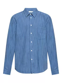 Полосатая рубашка SAMSOE SAMSOE, синий