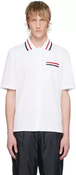 Полосатая рубашка Thom Browne, белый