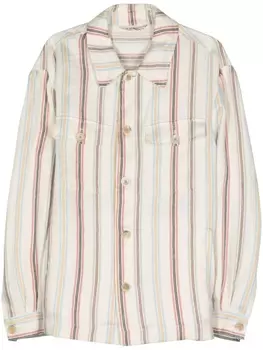 Полосатая рубашка в елочку ETRO, бежевый