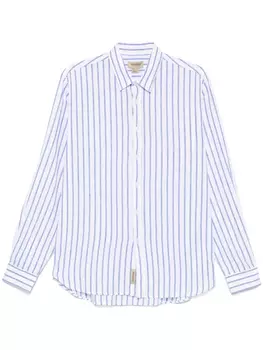 Полосатая рубашка Woolrich, белый