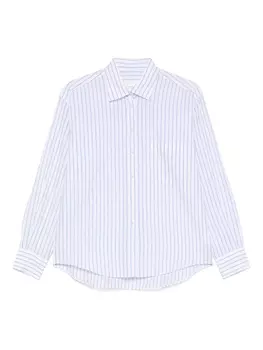 Полосатая рубашка Xacus, белый