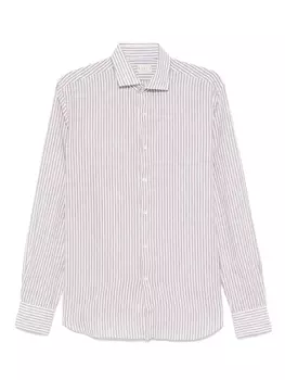 Полосатая рубашка Xacus, белый