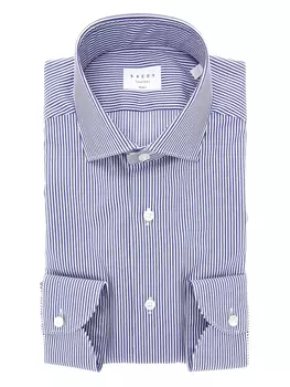Полосатая рубашка Xacus, синий