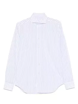 Полосатая рубашка Xacus, синий