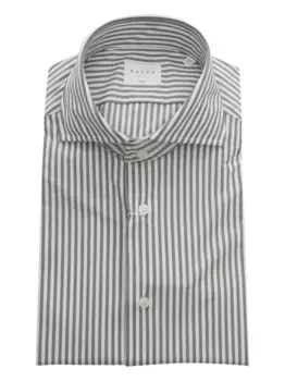 Полосатая рубашка Xacus, зеленый