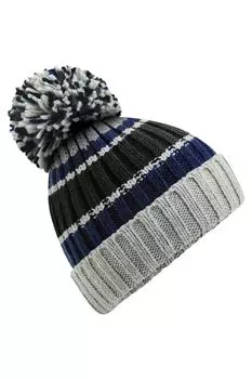 Полосатая шапка Hygge Beechfield, синий