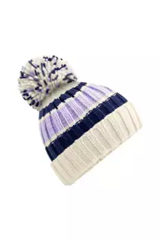 Полосатая шапка Hygge Beechfield, синий