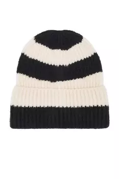 Полосатая шапочка Hat Attack, черный