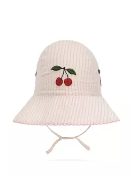 Полосатая шляпа от солнца Konges Sljd, розовый