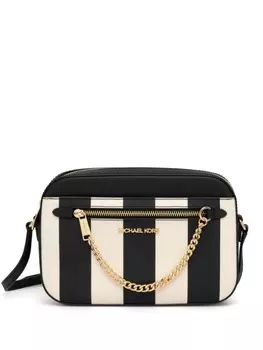 Полосатая сумка через плечо Michael Michael Kors, черный