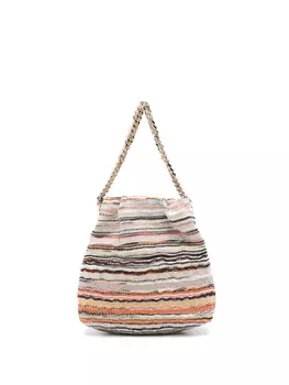 Полосатая сумка Missoni, нейтральный