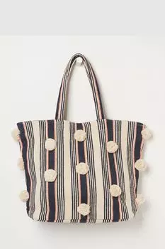 Полосатая сумка Palomina Fatface Fat Face, бежевый