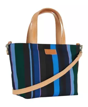 Полосатая сумка шоппер из полиэстера Gallo, мультиколор