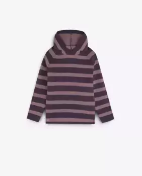 Полосатая толстовка для девочки Scalpers, фиолетовый