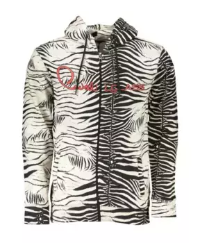 Полосатая толстовка на молнии Cavalli Class, мультиколор