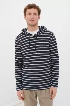 Полосатая толстовка на шнурке Finn Flare, серый