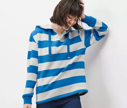 Полосатая толстовка с капюшоном Tchibo