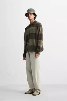 Полосатая трикотажная рубашка поло ZARA, цвет Stripes