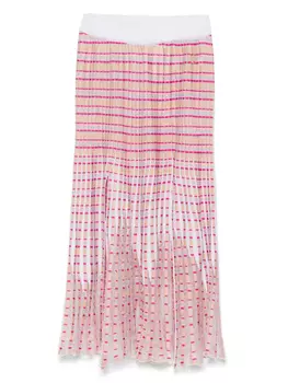 Полосатая юбка Missoni Kids, розовый