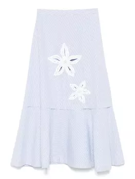 Полосатая юбка SANDRO, синий