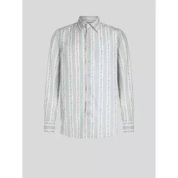 ПОЛОСАТАЯ РУБАШКА С ЦВЕТАМИ ETRO, белый