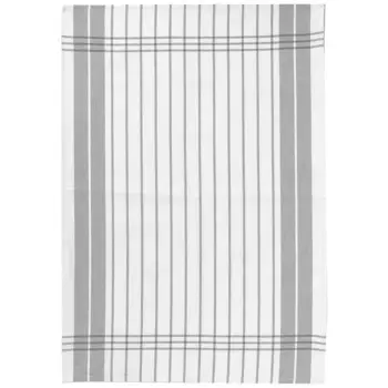Полосатое хлопковое кухонное полотенце - Little Stripes Winkler, цвет Grigio