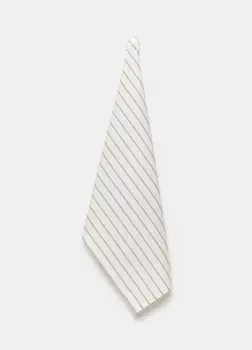 Полосатое кухонное полотенце из чистого хлопка Croff, серый