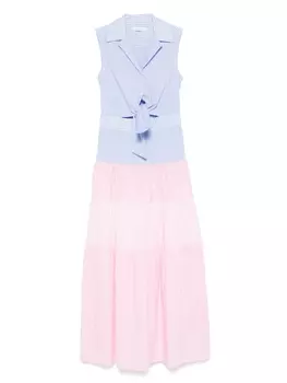 Полосатое макси-платье Manuel Ritz, розовый