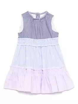 Полосатое платье Il Gufo, белый